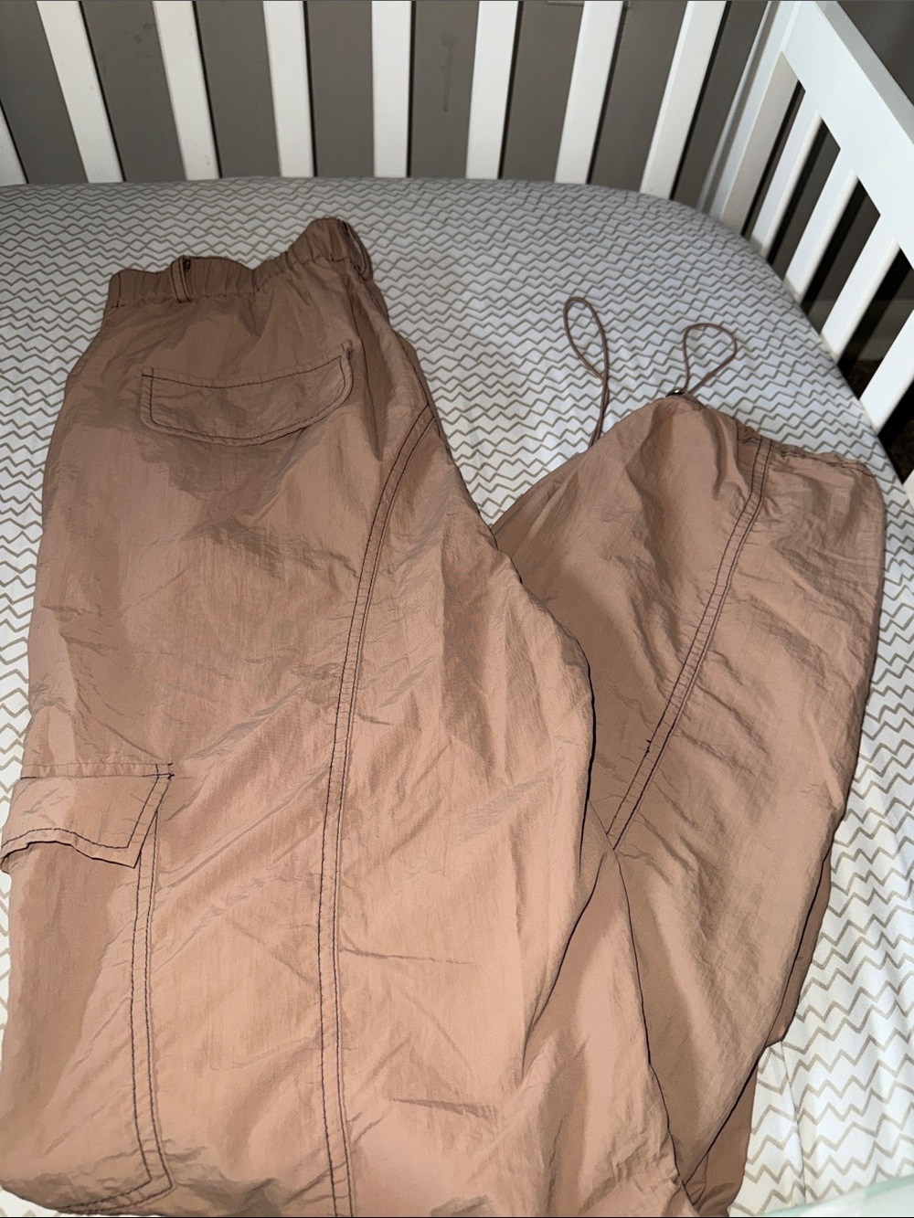 Love Tree Desert Taupe Cargo Joggers